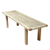 Rattan Beach Wood Bench