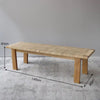 Rattan Beach Wood Bench