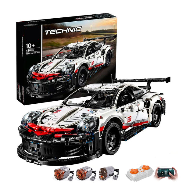 PORSCHE RSR 911 ELECTRIC BUILDING BLOCKS (1630 PIECES)