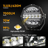 RUGG 4X4 7INCH LED SPOTLIGHT PAIR (D090-C)