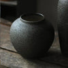 CERAMIC BLACK VASE (SMALL)