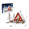 SANTA'S HOUSE WINTER CABIN BUILDING BLOCKS