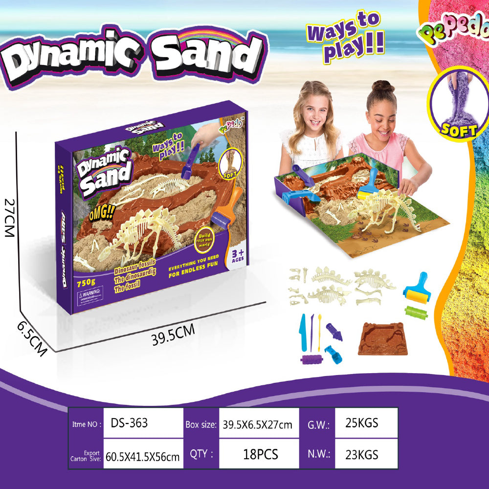 DYNAMIC SAND DINO EXPLORE (750G)