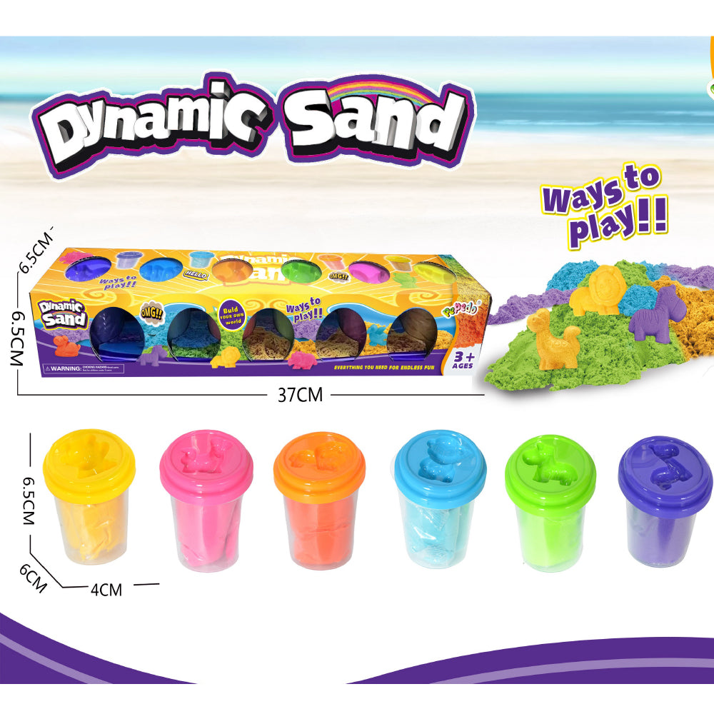 DYNAMIC SAND ANIMAL SET (6 x 70g)