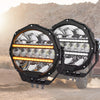 RUGG 4x4 9 INCH LED SPOTLIGHT SET (D-090-C)