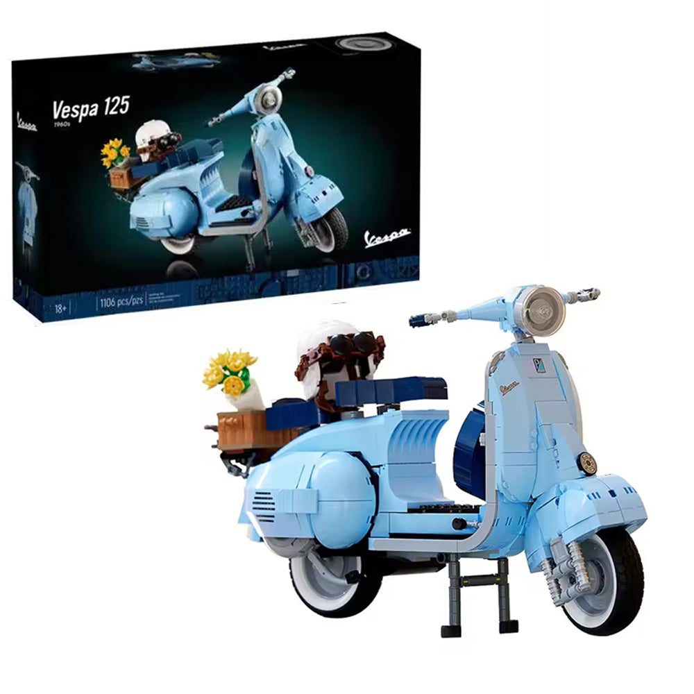 VESPA 125 SCOOTER BUILDING BLOCKS (1106 PIECES)