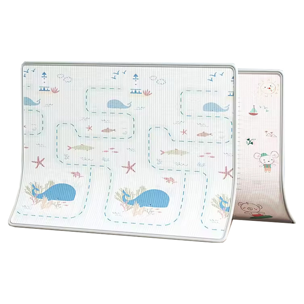 BEANO WHALE TALE AND MOUSE KIDS DUAL SIDED PLAY MAT