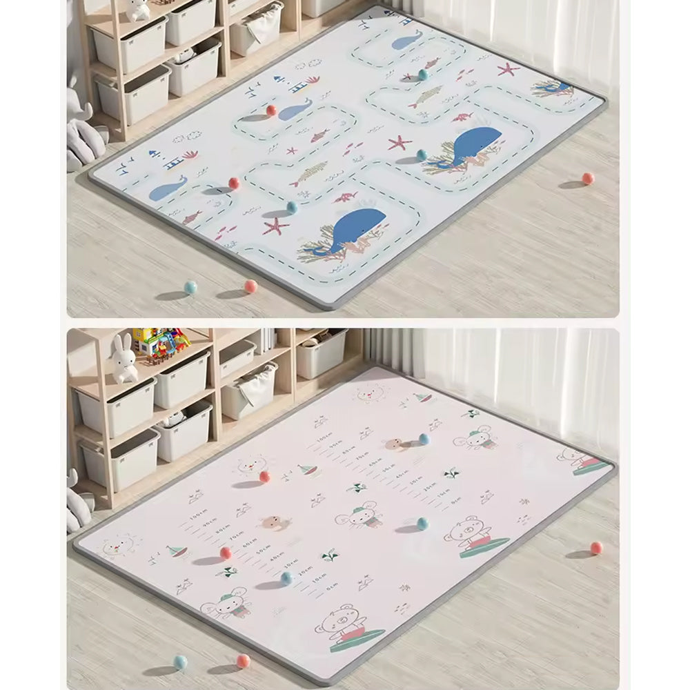 BEANO WHALE TALE AND MOUSE KIDS DUAL SIDED PLAY MAT