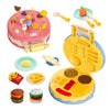 COLOURED CLAY CAKE & HAMBURGER SET